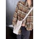 #Chrome HeartsCrowheart Flannel Plaid Shirt Top