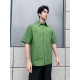 #BOTTEGA VENETABV 23ss Side Woven Short Sleeve Shirt Top