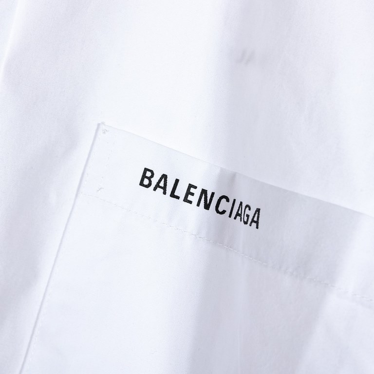 BalenciagaBalenciaga limited edition slogan logo shirt.High quality Archives Logos artwork printed on the front and back. 100% cotton fabric. Long sleeve shirt. Unisex.Colors black and white.Size xs.s.m.l.