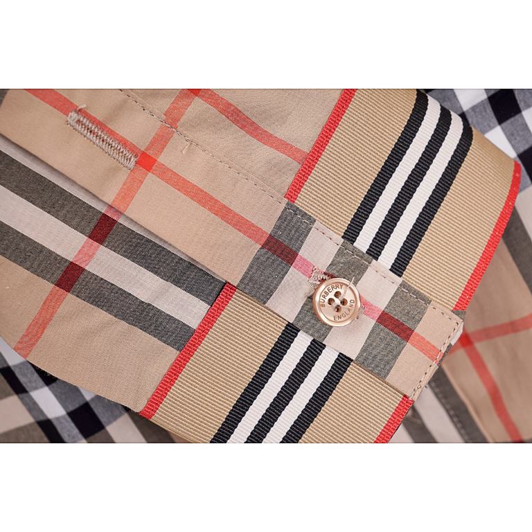 BurberryBurberry 22SS Cuffs Webbing Check Shirt Long SleeveSize：XS S M LThe original channel fabric, the original channel fabric, the original channel fabric, the original channel fabric, through the dealer docking the o