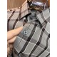 (High version) Burberry casual plaid shirtHas always been an essential item this season A good shirt highlights more than just temperament, counter models Details do unique Burberry shirt is very concerned about the qual