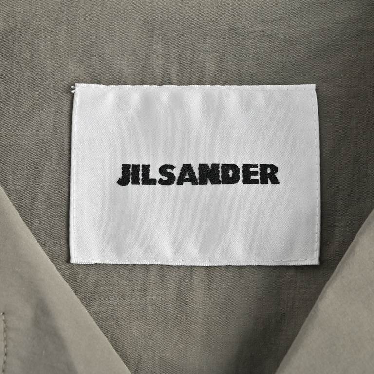 JIL SANDER 23ss Back Printed Lapel Short Sleeve ShirtMade of top quality cotton fabric, classic logo print on the back, customized with original and consistent accessories, large factory craftsmanship, export standards.S