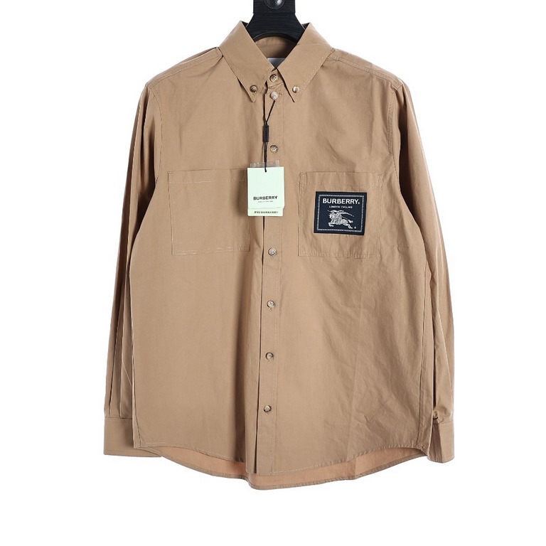 Burberry Burberry BBR 23SS War Horse Patch Long Sleeve ShirtThe original domestic 8400 purchased, the use of Korean shirt fabrics, compared to the market fabrics, to achieve the original version of the consistent high de