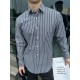 Alexander Wang Alexander Wang Embroidered Small Label Striped Long Sleeve Shirt Hits Collection