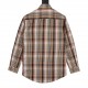 BurberryBurberry New Pocket Embroidery Stripe Long Sleeve ShirtBBR brand's most representative striped elements shirt, counter sales first models. The fabric is made of double stranded 80 woven twill fabric, checkered co