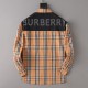 Burberry Burberry 2023ss new men's long sleeve shirt, classic centennial plaid, high quality ready-to-wear! Customized fabric Breathable and comfortable, impeccable details, brand elements design concept, reflecting high