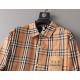 Burberry Burberry 2023ss new men's long sleeve shirt, classic centennial plaid, high quality ready-to-wear! Customized fabric Breathable and comfortable, impeccable details, brand elements design concept, reflecting high