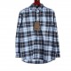 BurberryBurberry Check Embroidered Letter Long Sleeve ShirtBBR brand most representative of the classic striped shirt, counter best-seller. The fabric is made of double stranded 80 woven twill fabric, checkered counterpo