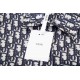 Dio Dio early spring new classic old flower letters full print jacquard shirt chest pocket webbing design inside overlock fixed fabric original hardware molding men and women modelsCraftsmanship pocket webbing Size S M L