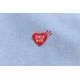 Human Made Heart Embroidered Oxford Long Sleeve ShirtThis shirt features a heart embroidered on the chest in bold red thread and the slogan Gears For Futuristic Teenagers embroidered in the same color directly below. Tai