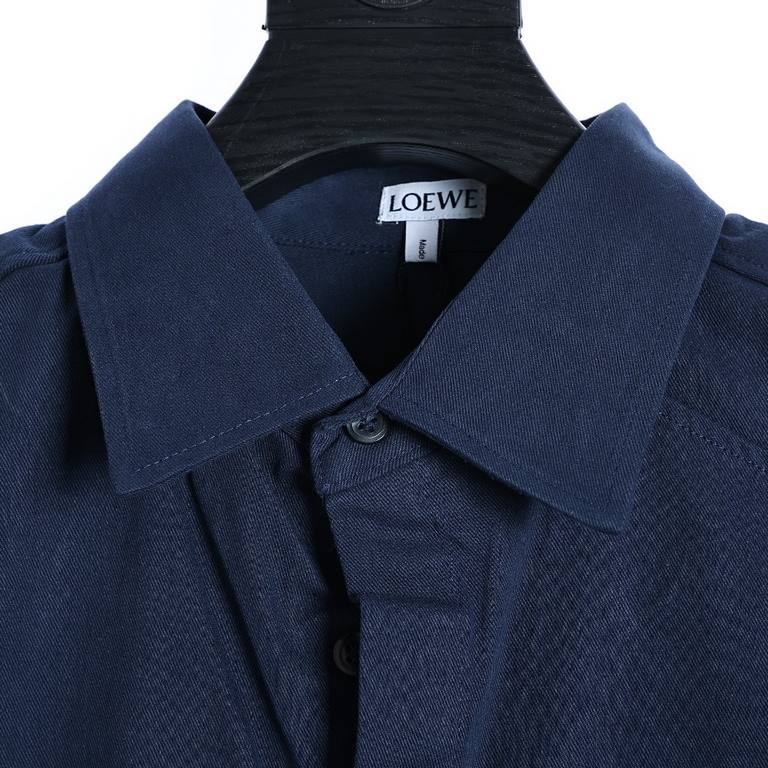 Loewe Loewe LOE 23SS Irregular Solid Color Long Sleeve ShirtCustomized original 11 fabric, placket, cuffs, collar with overlock stitching process, all cut pieces need piece of ironing, hem asymmetric tailoring design, hi