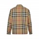 BurberryBurberry large plaid lapel shirt jacketThe original 9200 purchased, the fabric is made of 6 kinds of yarn fixed weaving and dyeing, each yarn should be the original version of the analysis of customized disassemb