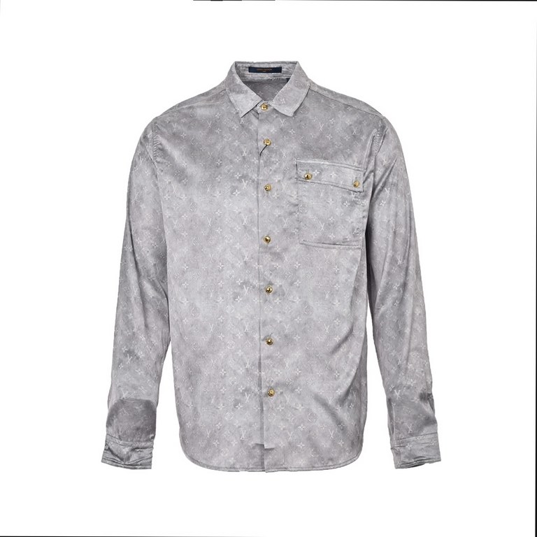 Gradient All-over Print ShirtLouis VuittonLouis Vuitton 23ss Gradient All Over Print ShirtThe use of the original open mold one to one production 120 polyester micro-stretch silk fabric on the hand feel super comfortable