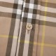 BurberryBurberry New Stripe Long Sleeve ShirtBBR brand's most representative striped elements shirt, counter sales of the first paragraph. The fabric is made of double stranded 80 woven twill fabric, checkered counterpoi