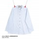 GucciGucci 22ss Printed Blue Striped ShirtSize：XS S M LCustom logo deep sea shell buttons, heavy duty embroidery crafted fabric, light blue, white and light blue GG stripe cut silk cotton from multiple collections, new f