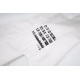 Maison Margiela MM6 23 FallWinter Long Sleeve Shirt Made of fixed-woven high-density, stiff fabric Blurred Logo Print Pocket Embroidery   High-quality Men's and Women's Size XS S M L