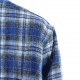 WE11 DONE 22FW pop-up plaid shirtCotton plaid shirt handmade soft on the body versatile four seasons can be worn three-dimensional thick plate printing men and women with the same models original customized 32 count doub