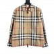 Burberry Burberry BBR 23SS large plaid lapel shirt jacketThe original 9200 purchased, the fabric is made of 6 kinds of yarn fixed weaving and dyeing, each yarn has to be the original version of the dismantling and analys