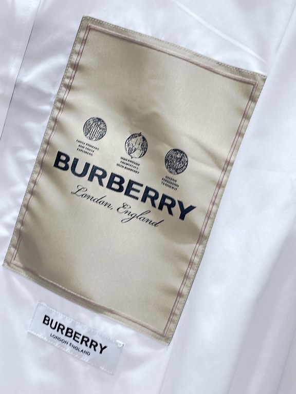 Burberry Burberry 2023ss Early Fall New Long Sleeve Shirt Shirt, High-end version! Counter customized fabrics Breathable comfort, impeccable details, brand elements design concept, reflecting high quality. Hand feel deli