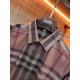 (High version) Burberry casual plaid shirtHas always been an essential item this season A good shirt highlights more than just temperament, counter models Details do unique Burberry shirt is very concerned about the qual