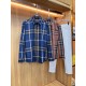 (High version) Burberry casual plaid shirtHas always been an essential item this season A good shirt highlights more than just temperament, counter models Details do unique Burberry shirt is very concerned about the qual