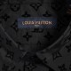 Louis VuittonLouis Vuitton 21Fw Full Print Flocked Logo ShirtThe use of high-count ultra-high density plain bottom fixed dyeing bluish black so that the bottom with the pattern color contrast, the pattern at the use of i