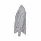 Alexander Wang  Alexander Wang embroidered small label striped long-sleeved shirtThe original version of the purchase of Hangzhou counter yuan, due to customized fabrics and N times to adjust the chest leather pockets, r