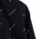 Balenciaga Balenciaga BLCG 23SS full print pop-up small letters long-sleeved shirtos version of super loose and thin, full of printed letters printed logo design style, fabric using 100% plain shirt fabric, not deformed,