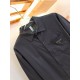 Prada 2023ss new men's long sleeve shirt, high quality ready-to-wear! Customized fabrics Breathable and comfortable, impeccable details, branded elements design concepts, reflecting high quality. The handfeel is delicate