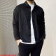 Z876 LV   fall and winter new Louis MONOGRAM embossed pattern jacket jacket, men's chest pocket decorated high-end urban style lapel shirt jacket. Unique and private nature of the channel goods are once again coming, pla