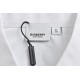 BurberryBurberry Classic BT Monogrammed Embroidered Shirt-White Letter Shirt WhiteClassic pattern cutting design The cutting of this model is a continuation of the most popular loose shirt pattern deconstruction Each cut