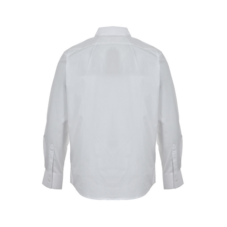 BurberryBurberry Classic BT Monogrammed Embroidered Shirt-White Letter Shirt WhiteClassic pattern cutting design The cutting of this model is a continuation of the most popular loose shirt pattern deconstruction Each cut