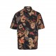 DiorDior 23ss Floral Floral Suit Short Sleeve ShirtCrafted from custom 11 black cotton bubble yarn, this comfortable silhouette is trimmed with a straight hem and can be worn with the matching shorts, featuring a conceal