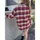 Chrome Hearts Chrome Hearts CH New Flannel Plaid Half-Zip Shirt Top Photo Collection