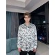 DiorDior 23ss Jacquard Digital Flower and Vine Long Sleeve Shirt, Upshot Collection