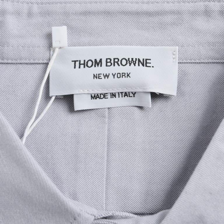 Thom Browne Tom Browne 22Fw Four Bar Stripe Flannel Long Sleeve ShirtHigh-count, high-density custom fabrics, facecloth thickened brushed, brushed process processing, feel delicate, high-grade cotton fabrics, the entire 