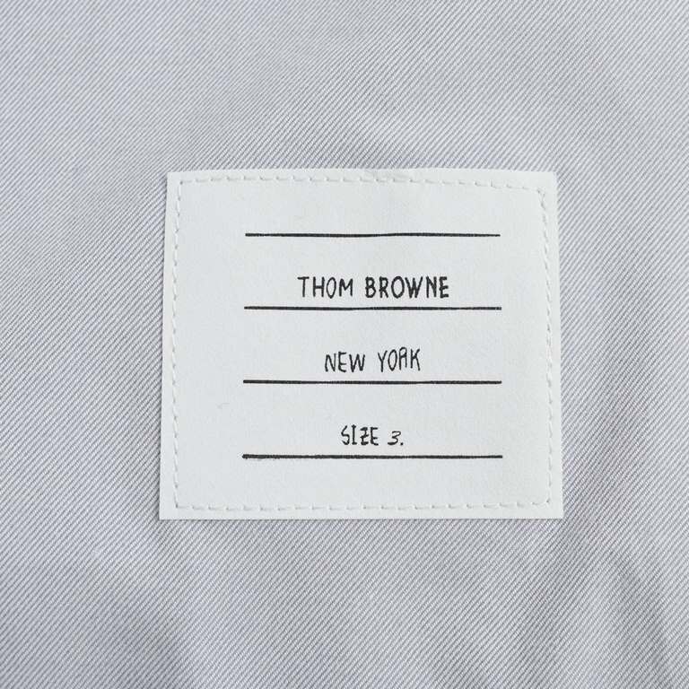 Thom Browne Tom Browne 22Fw Four Bar Stripe Flannel Long Sleeve ShirtHigh-count, high-density custom fabrics, facecloth thickened brushed, brushed process processing, feel delicate, high-grade cotton fabrics, the entire 