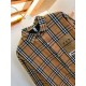 Burberry 2023ss new men's long sleeve shirt, high quality ready-to-wear! Customized fabric Breathable and comfortable, impeccable details, brand elements design concept, reflecting high quality. Hand feel delicate and so