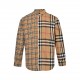 BurberryBurberry Classic Plaid Spliced Flannel ShirtUnbeatable a good sale, customized wool cotton spandex 380g fabric, internal wrapped edge alignment, placket, pockets, shoulders, all the right cut, spend a lot of ener