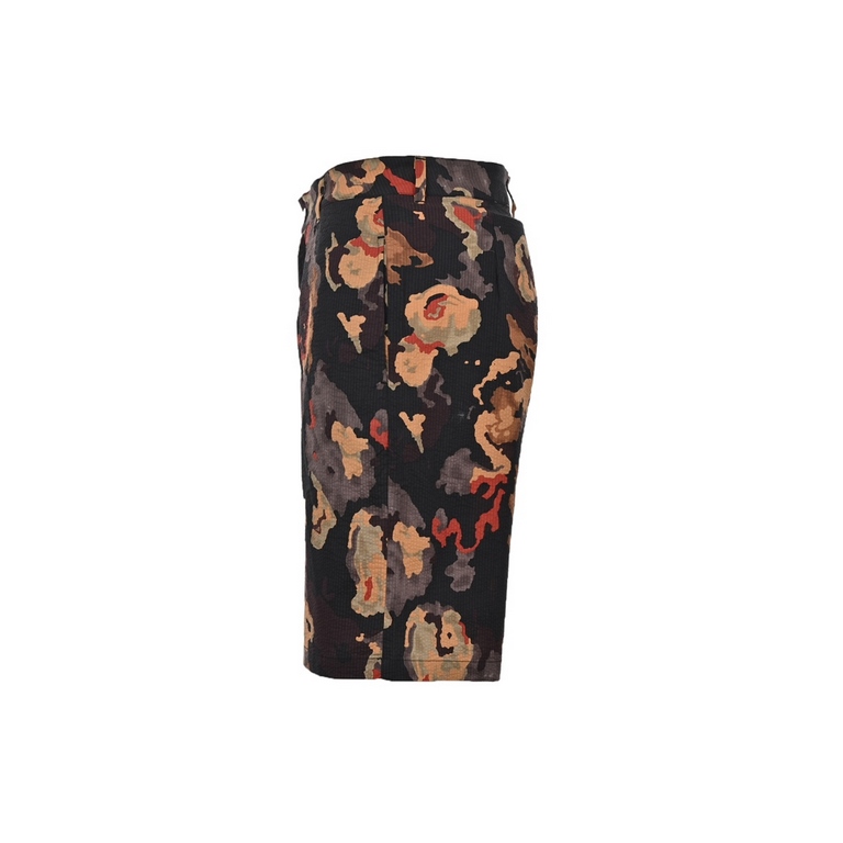 DiorDior 23ss Floral Floral Suit ShortsCrafted from bespoke black cotton bubble gauze, these shorts can be easily teamed with the matching shirt for a sophisticated look, concealed zipper and button fastening, bespoke Di