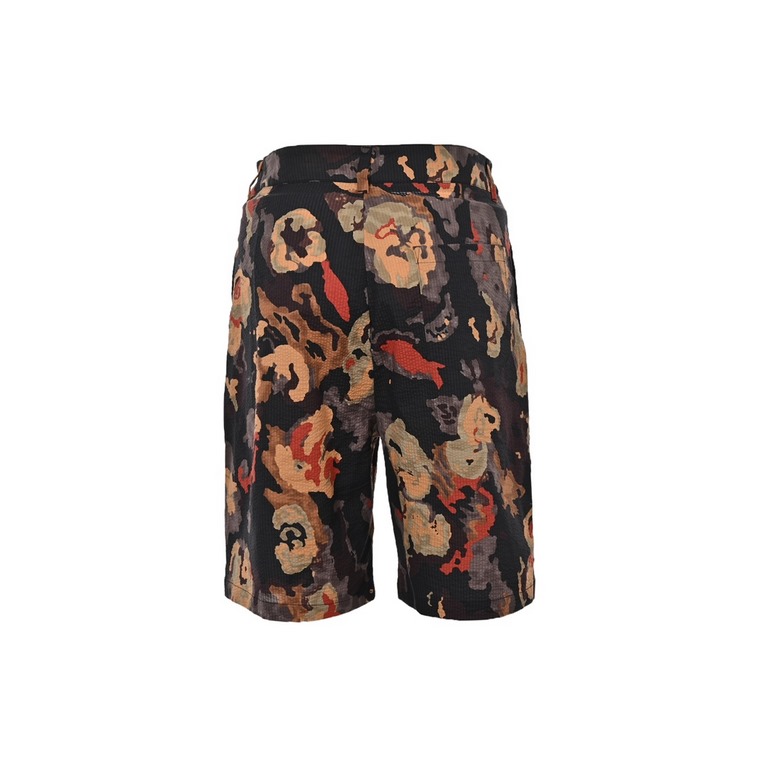 DiorDior 23ss Floral Floral Suit ShortsCrafted from bespoke black cotton bubble gauze, these shorts can be easily teamed with the matching shirt for a sophisticated look, concealed zipper and button fastening, bespoke Di