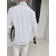 #DiorDior 23ss Pocket Letter Embroidered Poplin Shirt Top