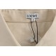 LoeweLoewe 23ss Irregular Solid Color ShirtCustomized original 11 fabric, placket, cuffs, collar with overlock stitching process, all cut pieces need piece of ironing, hem asymmetric tailoring design, hidden button front