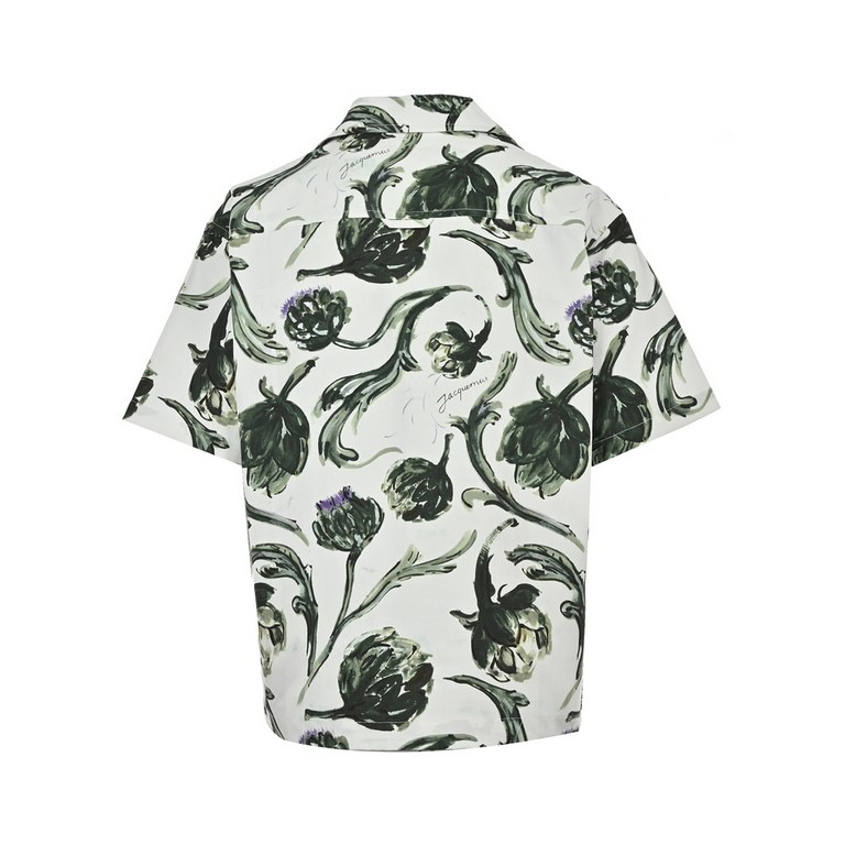 Jacquemus 20ss artichoke print short sleeve shirtDesigner luxury brand from France, we may usually less heard of, but in foreign countries has been a very well-known designer brands, founded by Simon Porte Jacquemus pers