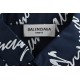 BalenciagaBalenciaga 23Fw Full Print Signature Monogrammed Shirt-White color.The fabric is made of 40s40s combed cotton plain fabric with a gram weight of 145g, the material does not add water soft oil and silicone oil i