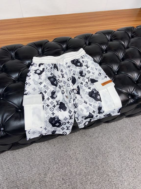 L brand 2023 spring and summer new casual shorts, official website synchronization sale, pants craft design, imported guest accessories, fabric customization, OEM products free of inspection! Every detail to the extreme,