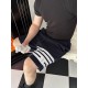 #Thom BrowneThom Browne 23ss Water Wave Waffle Shorts Top