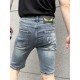 #FendiFendi Vintage Classic Leather Labeled Denim Shorts On