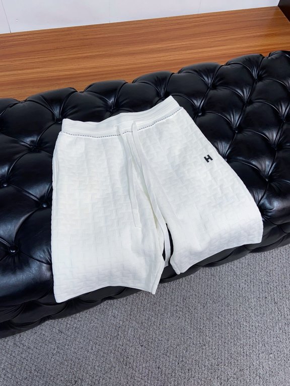 H brand 2023 new men's and women's knit casual shorts, panoramic color collision vintage crochet knit shorts, there may be thousands of versions on the market, but can be sold in our store quality is certainly infinitely