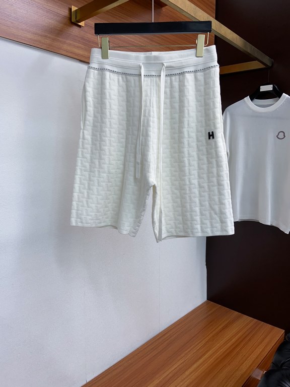 H brand 2023 new men's and women's knit casual shorts, panoramic color collision vintage crochet knit shorts, there may be thousands of versions on the market, but can be sold in our store quality is certainly infinitely